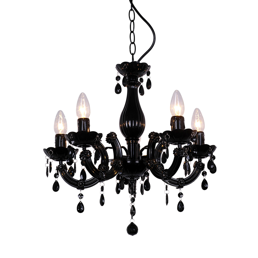 Kontrollera Zuma Line RLD94016-5B HÄNG MAGNOLIA SVART / SVART Zuma Line RLD94016-5B HÄNG MAGNOLIA SVART / SVART