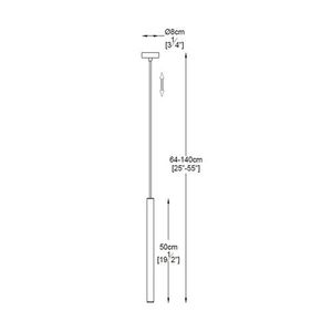 Zuma Line P0461-01A-L8L8 LOYA HÄNGANDE SVART / SVART small 2