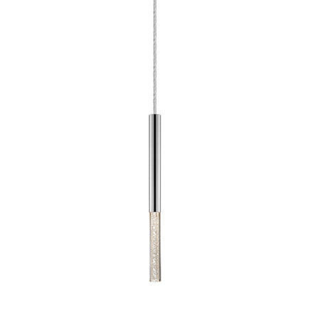 Kontrollera LED-pendellampa Zuma Line ONE P0461-01E-F4F4, krom, 5 W, 3000 K