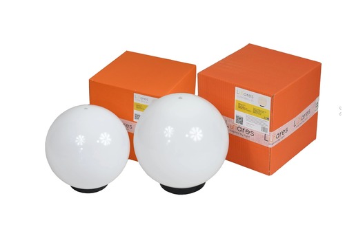 Kontrollera Uppsättning med 2 bollampor för utomhusbruk - LUNA BALLS 25, 30 cm + LED - PREMIUM - UV