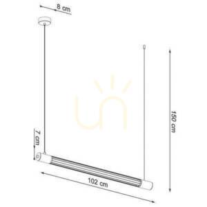 LOFT VALO taklampa svart - THORO small 7