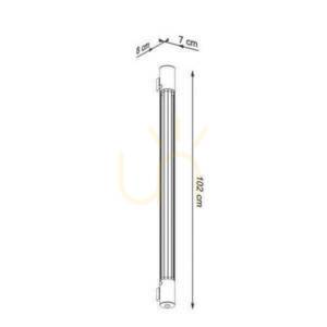 Loft vägglampa VALO svart - THORO small 6