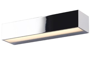 Vägglampa Max Light Krom W0225 LED 2-ljus krom metall glas small 0