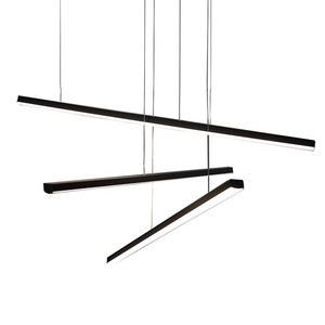Pendant Light Max Light Trio P0311 Black 3-Light LED 100 cm small 0