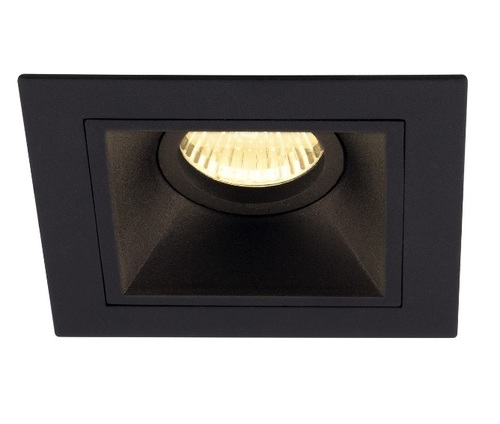 Kontrollera Infälld armatur Max Light HIT H0090 svart GU10 11,5x11,5 cm
