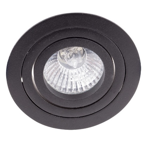 Kontrollera Infälld armatur Max Light Signal I H0086 svart GU10 Ø9 cm