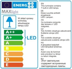 Maxlight TUB C0155 vit LED-taklampa, 7 W, 3000 K, Ø 6 cm small 5