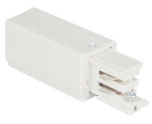 Vänster strömanslutning för Max Light MAX-skenor, vit MHT1-C/L-WH small 1