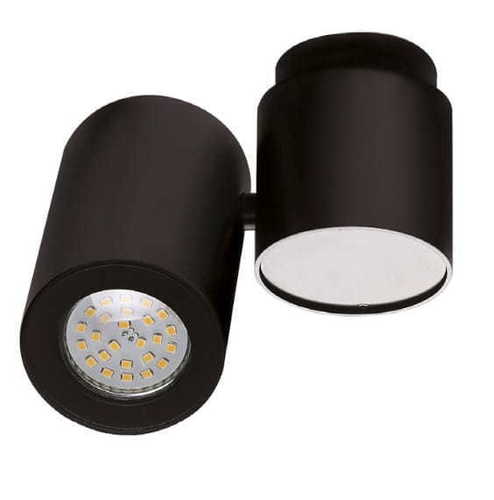 Kontrollera Plafond Max Light Barro C0035 svart 1xGU10 14 cm