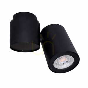 Max Light BARRO C0035 svart takspotlight, 1xGU10, 14x15 cm small 3