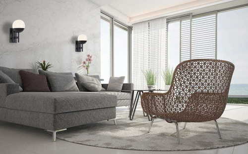 Kontrollera Vägglampa Max Light Dallas svart metall mjölkglas E14 W0255