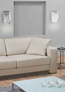 Vägglampa Max Light Silk W0256 krom LED 40 cm small 2