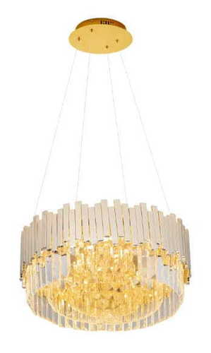 Kontrollera Pendant Light Max Light Trend P0368 Gold 8-Light Metal Glass 45 cm