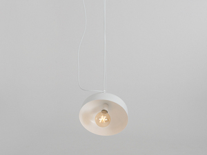 Hängande lampa POPO FLAT L 1 - vit small 3