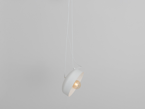 Kontrollera Hängande lampa POPO FLAT L 1 - vit