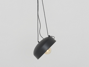 Hängande lampa POPO FLAT L 1 - svart small 0