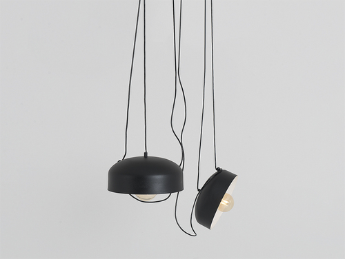 Kontrollera Hängande lampa POPO FLAT L 2 - svart
