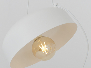 Hängande lampa POPO FLAT L 4 - vit small 4