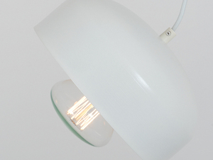 POPO FLAT 1 hängande lampa - vit small 4