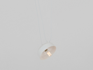 POPO FLAT 1 hängande lampa - vit small 0