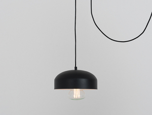Hängande lampa POPO FLAT 1 - svart small 3