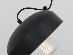 Hängande lampa POPO FLAT 1 - svart small 4