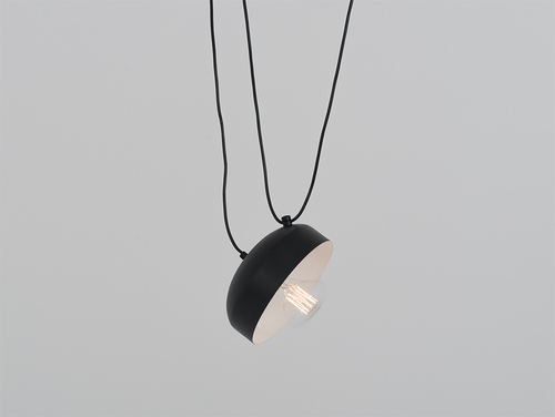 Kontrollera Hängande lampa POPO FLAT 1 - svart