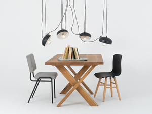Hängande lampa POPO FLAT 4 - svart small 2