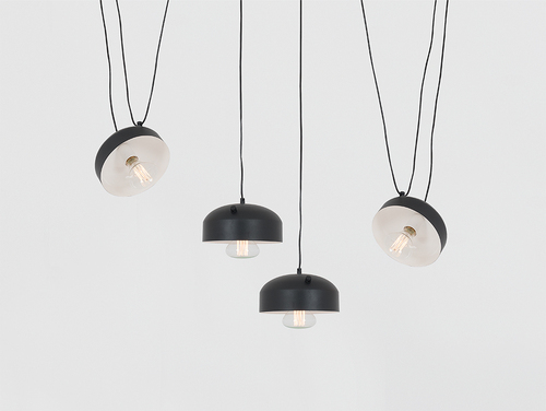 Kontrollera Hängande lampa POPO FLAT 4 - svart