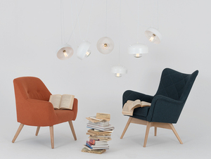 POPO FLAT 6 hängande lampa - vit small 2