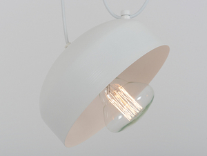 POPO FLAT 2 hängande lampa - vit small 4