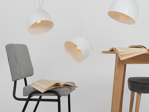 Hängande lampa POPO L 6 - vit small 1