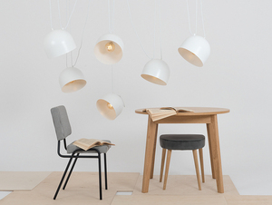 Hängande lampa POPO L 6 - vit small 2