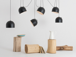 Hängande lampa POPO L 6 - svart small 2