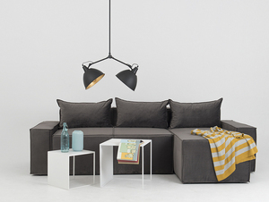 COBEN TWO HEAD hängande lampa - svart small 2