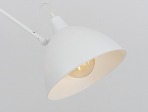 Hängande lampa COBEN TWO HEAD - vit small 4