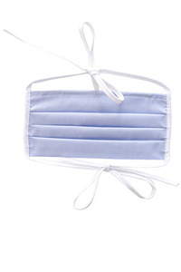 Sky - Hygienisk mask, återanvändbar, 5 bomull, blå small 3