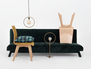CustomForm MODES L tresitsig bäddsoffa – Avocado RV38, svarta ben small 2