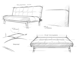 CustomForm MODES L tresitsig bäddsoffa – Avocado RV38, svarta ben small 5