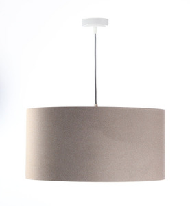 Modern läderlampa E27 60W stoppad, beige, koppar small 2