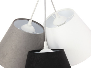 Trippel bordslampa BUCKET E27 60W vit / grå / svart small 3