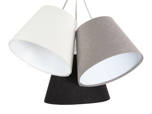 Trippel bordslampa BUCKET E27 60W vit / grå / svart small 2