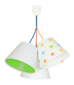 Lampa för barn BUCKET E27 60W färgglada stjärnor, grön 0 Lampa för barn BUCKET E27 60W färgglada stjärnor, grön small 0