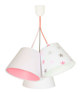 Lampa för flickrum BUCKET E27 60W stjärnor, rosa small 0