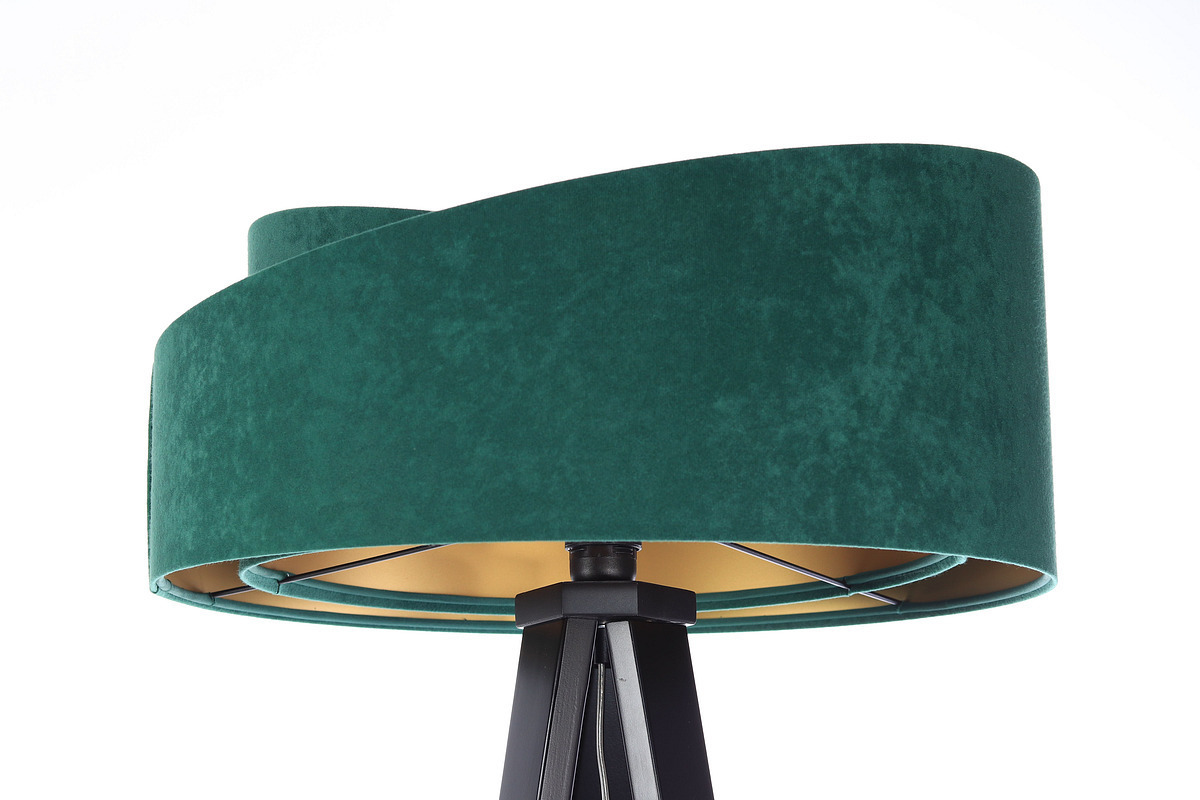 Förhandsvisning Kronlampa stativ 60W E27 smaragd/guld Kronlampa stativ 60W E27 smaragd/guld