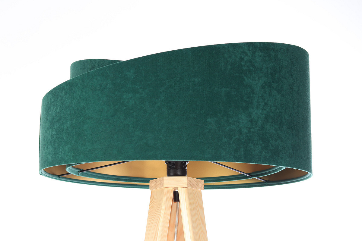 Kontrollera Kronlampa stativ 60W E27 smaragd/guld Kronlampa stativ 60W E27 smaragd/guld