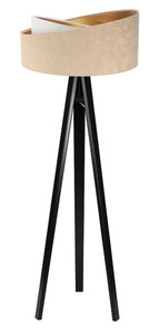 Golvlampa Crown 60W E27 velour, beige / vit 9 Golvlampa Crown 60W E27 velour, beige / vit small 9