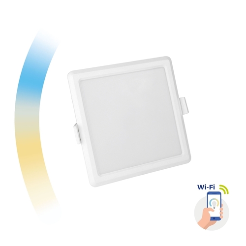 Kontrollera Algine 6w Cct + Dim Wi-Fi Spectrum Smart Square