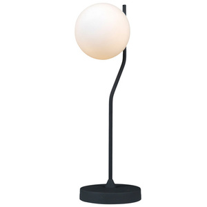 Skrivbordslampa Italux vit antracit stål glas 60 cm TB-3300-1-BK small 1