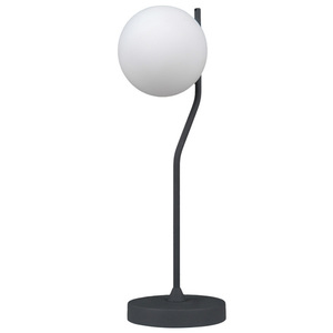 Skrivbordslampa Italux vit antracit stål glas 60 cm TB-3300-1-BK small 0
